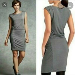 - Athleta Grey Microstripe Westwood Athletic Dress